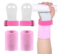 Ensemble de poignées et de bandeaux de gymnastique pour filles, jeunes et enfants - Gants de gymnastique, poignées, bandeaux pour barre de gymnastique, protection de la paume, support du poignet