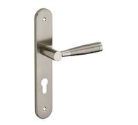 Ensemble de poignées pour porte d'entrée - THIRARD - Helios - Trou de cylindre - Carré 7 mm - Entr'axes 195 mm