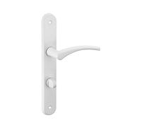 Ensemble de poignées pour porte intérieure - THIRARD - Hebe - Carré 7 mm - Entr'axes 195 mm - Laqué blanc