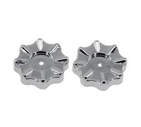 Ensemble de poignées rondes en plastique pour collecteur de robinet, 2 boutons pour une utilisation facile