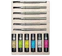 Ensemble de poinçons en acier robuste pour des ajustements précis et un entretien facile - Outil multifonction pour enlever le bracelet de montre avec poinçons