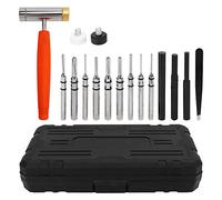 Ensemble de poinçons, ensemble de poinçons à rouleau, ensemble de marteaux et de poinçons, outils de poinçonnage professionnels en acier avec têtes de marteau amovibles pour