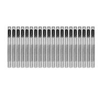 Ensemble de poinçons pour cuir creux, 20 pièces, en acier au carbone, outil de poinçonnage de trous ronds robuste pour artisanat cuir bricolage ceinture tissu de montre (6mm)