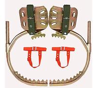 Ensemble de pointes d'escalade avec ceinture de sécurité, cordon réglable, ceinture de sauvetage pour la survie et la chasse dans la jungle
