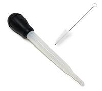 Ensemble de poires à dinde, seringue à injecteur de dinde avec brosse de nettoyage, seringue pour la cuisson - Poire de 29,2 cm avec mesures pour barbecue, grill, cuisson, cuisine ..