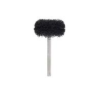 Ensemble de polissage 30 pièces comprenant une meule abrasive 2,5 cm (1 pouce) for outil rotatif manuel Dremel, mini-perceuse et brosse en fibre, tige,35/3 mm(Black,2.35mm Shank)