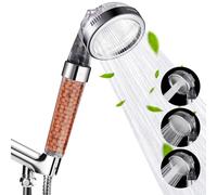 Ensemble de pommeau de douche Cobbe avec tuyau et support, filtre de filtration, 3 réglages, jet haute pression à économie d'eau, pommeaux de dou