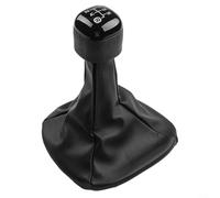 Ensemble de pommeau de levier de vitesse et soufflet en cuir pour Fiat Panda 2012 conçus pour optimiser les changements de vitesse et le style