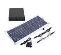 Ensemble De Pompe À Eau De Banque D'alimentation De Panneau Solaire,Pompe À Eau Subsn Ultra Silencieuse,Décoration D'étang À Poissons De Moto,Fontaine De Jardin,30w,800l Par Heure - Type 18v 30w #B