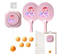 Ensemble de Pong, Jeu de Pong pour | Ensemble d'entraînement Portable pour Porte de Pong | Jeu sur la Porte avec entraînement avec Raquette, Interaction, Pong, entraîneur pour