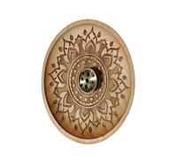 Ensemble De Porte-bâtons D'encens en Laiton Brûleurs 'encens Et Plateau Cendres en Bois À Lune pour Méditations Sereines Environnement Diffuseur Parfums 'intérieur