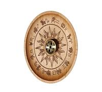 Ensemble De Porte-bâtons D'encens en Laiton Brûleurs 'encens Et Plateau Cendres en Bois À Lune pour Méditations Sereines Environnement Diffuseur Parfums 'intérieur