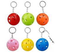Ensemble de porte-clés Pickleball | Gadgets portables à collectionner | Pendentif porte-clés sur le thème Pickleball, pour joueurs, adultes, femmes, amateurs de sport, membres d'équipe, à utiliser