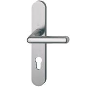 Ensemble de porte Cortina 195F/300M HOPPE Acier brossé - WC - 587070