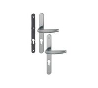 Ensemble de porte plaque étroite Atlanta HOPPE - saill. super réduite - asp. inox F9 - Clé i - 113KH/300LFSGL/1530 - ép.58/67 - 11633293