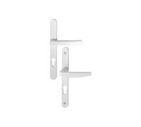 Ensemble de porte-fenêtre plaque étroite Atlanta 113KH/300LMSGL/1530 HOPPE Saillie réduite 195mm Blanc 9010 Clé i Entr.92 C.8 - ép.78/87 - 3464556