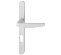 Ensemble de porte-fenêtre sur plaque étroite Atlanta HOPPE - saillie réduite 195mm - clé i - entr.8/92 - C.8 - blanc 9010 - 113KH/300LMSGL/1530 78/87