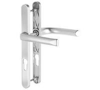 Ensemble de porte-fenêtre plaque étroite Atlanta 113KH/300LMSGL/1530 HOPPE Saillie réduite 195mm Argent F1 Clé i Entr.92 C.8 - ép.78/87 - 3649489