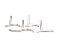 Ensemble de porte-outils de tour multi-formes pour ouverture de base de 2,5 cm, conçu pour offrir un contrôle précis de l'angle de coupe et un soutien pour les outils de tournage (petit coude droit)