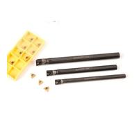 Ensemble de porte-outils de tournage filetage interne 8 mm, 10 mm, 12 mm, série SNR avec 10 pièces pour inserts en carbure 11IR AG60 pour tour de travail des métaux
