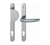 Ensemble de porte palière Atlanta 554/300LMSGL/1530 HOPPE plaque étroite Argent F9 Clé i - entr.70 ép.68/77 - 3891734