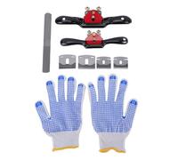 Ensemble de porte-parole réglable de CheoTime avec base plate, kit d'outils de planification du bois pour façonner la sculpture de, comprend des lames en acier SK2