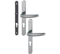 Ensemble de porte plaque étroite Atlanta HOPPE - saill. super réduite - asp. inox F9 - Clé i - 1530/300LFSGL PZ70 - ép.58/67 - 11626331 G