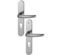 Ensemble de porte plaque large Atlanta HOPPE 1530/300M Inox - Clé i - ép.58/67 - 11633335 Inox G