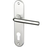 Ensemble de porte - SOFOC - Courchevel - Aluminium - Finition argent - Entraxe 165mm