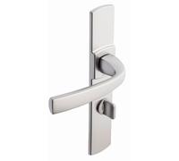Vachette - Ensemble sur plaque MUZE - Entraxe 165 mm, condamnation, chromé velours 086515