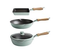 Ensemble de pot de cuisine Home Wok Frysine Pan combinaison sans bâton Special Special for Induction Cuideur Kitchen Pot Cook Sett