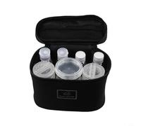 Ensemble de pots d'assaisonnement de camping, kit d'épices d'extérieur avec bouteilles à condiments portables pour randonnée, voyage et barbecue, comprend 3 boîtes à sauce, 4 bouteilles, 2 bocaux et