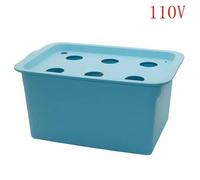 Ensemble De Pots De Semis Hydroponiques Pour Plantes Et Fleurs, Bac À Graines, Jardinières, Pots De Pépinière, Jardin À Bulles, 6 Trous, 220V, 110V.Blue110V