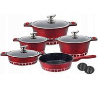 Ensemble de pots en marbre, 11 pièces. ZILNER ZL-8512 Bourgogne