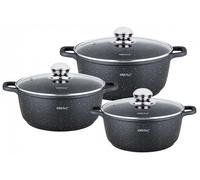 ENSEMBLE DE POTS EN MARBRE KINGHOFF KH-1606