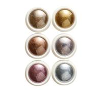Ensemble de poudre chromée pour ongles - Poussière pailletée scintillante, pigment effet miroir, couleur de finition métallique, brillance longue durée, formule d'application lisse | pour le maquillag