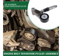 Ensemble De Poulie De Tendeur De Courroie De Moteur, Tendeur De Courroie D'Entraînement D'Accessoire Pour Hyundai Ix55 Veracruz Diesel 2007-2015, En Métal, N°252813A000 Ton Argent