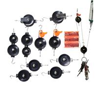 Ensemble de poulies - Enseignement double simple en métal, outils de laboratoire de physique, kits scientifiques, mécanique, équipement d'expérimentation | Pratique du concept de ucative pour