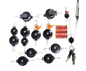 Ensemble de poulies - Enseignement double simple en métal, outils de laboratoire de physique, kits scientifiques, mécanique, équipement d'expérimentation | Pratique du concept de ucative pour