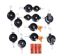 Ensemble de poulies - Instruments pédagogiques pour Physique mécanique, Double poulie Outil pédagogique - pour étudiants, Enseignants, Maison, Salle de Classe et Laboratoire, Pratique