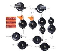 Ensemble de Poulies | Outils pédagogiques pour Physique Mécanique | Kits Scientifiques Laboratoire Individuels | Auto-apprentissage Étude De Groupe Pratique Conceptuelle Salle Maison Étudiants
