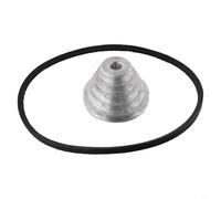 Ensemble de poulies Pagoda de type V avec courroie d'entraînement pour outils de perçage de banc (14 mm)