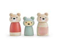Ensemble de poupées en bois - famille ours multicolor TU