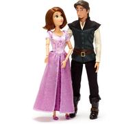 Ensemble De Poupées Rapunzel Et Flynn Rider Disney Store Avec Pascal