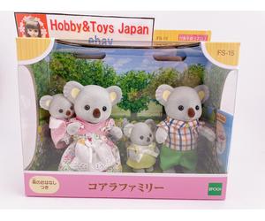 Ensemble de poupées Sylvanian Families Koala Family FS-15 Calico Critters Epo...