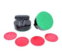 Ensemble de poussoirs de hockey de table, 94 mm, batte de hockey et palettes, poignée de but, pièce de rechange, batte gonflable standard facile à utiliser pour la maison