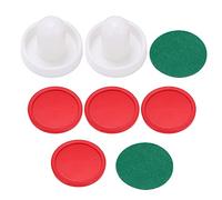 Ensemble de poussoirs de Hockey de Table de 60 mm, Conception Ergonomique, Plastique de Haute qualité, Fond en Feutre Vert épais, Action coulissante Rapide pour Les Jeux