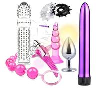 Ensemble De Pratique De Hanche De 8 PièCes Pour Hommes Et Femmes, Un Accessoire Pratique Et Portable Pour Les FêTes PassionnéEs, Disponible En 2 Couleurs: Bleu Et Rose - Q (Bleu)