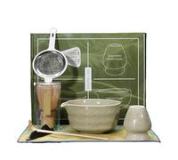 Ensemble De Préparation De Matcha 4/7 Pièces, Pinceau À Matcha, Bol À Matcha Exquis, Boîte Avec Fouet, Somptueux Outils À Thé Kit Thé Matcha(7pcs Matcha Green)