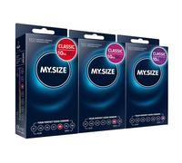 Ensemble de préservatifs MY.SIZE tailles 5, 6, 7-60, 64, 69 mm, 3x10 pièces - la bonne taille pour tout le monde